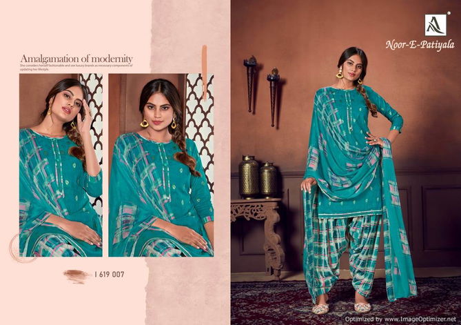 Alok Noor E Patiyala 8 Pure Jam Jacquard Designer Dress Material